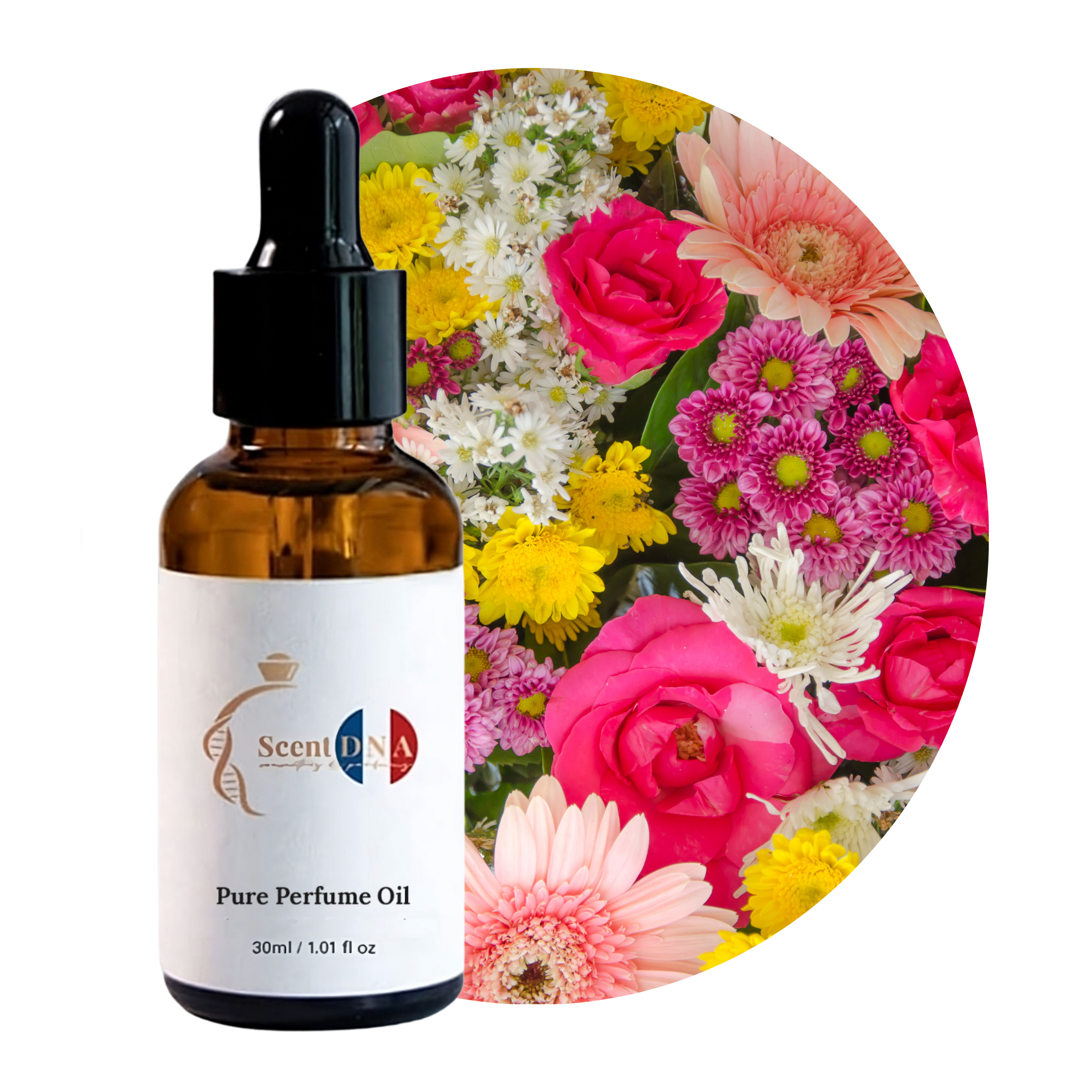 زيت عطري بمزيج الأزهار