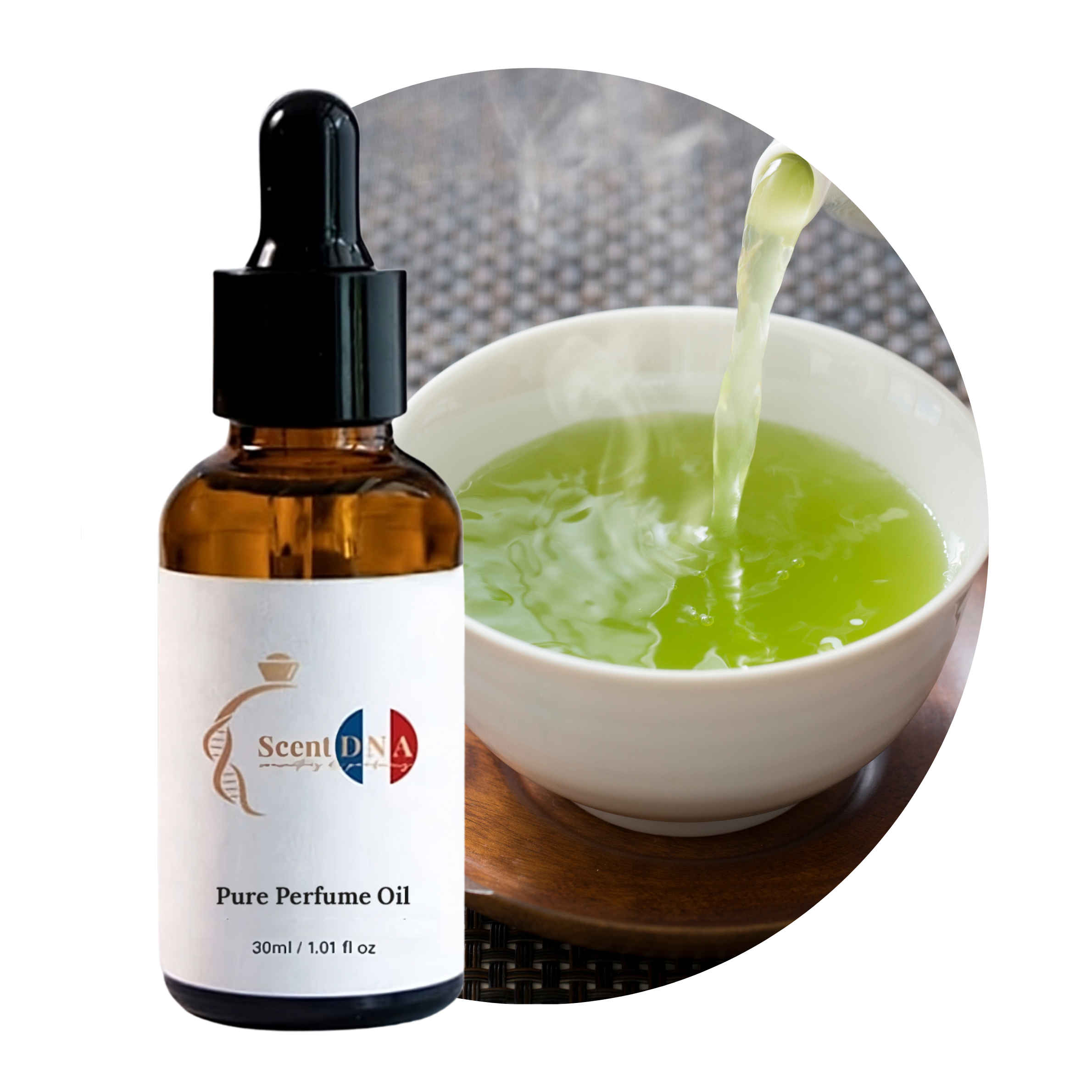 زيت عطر الشاي الأخضر
