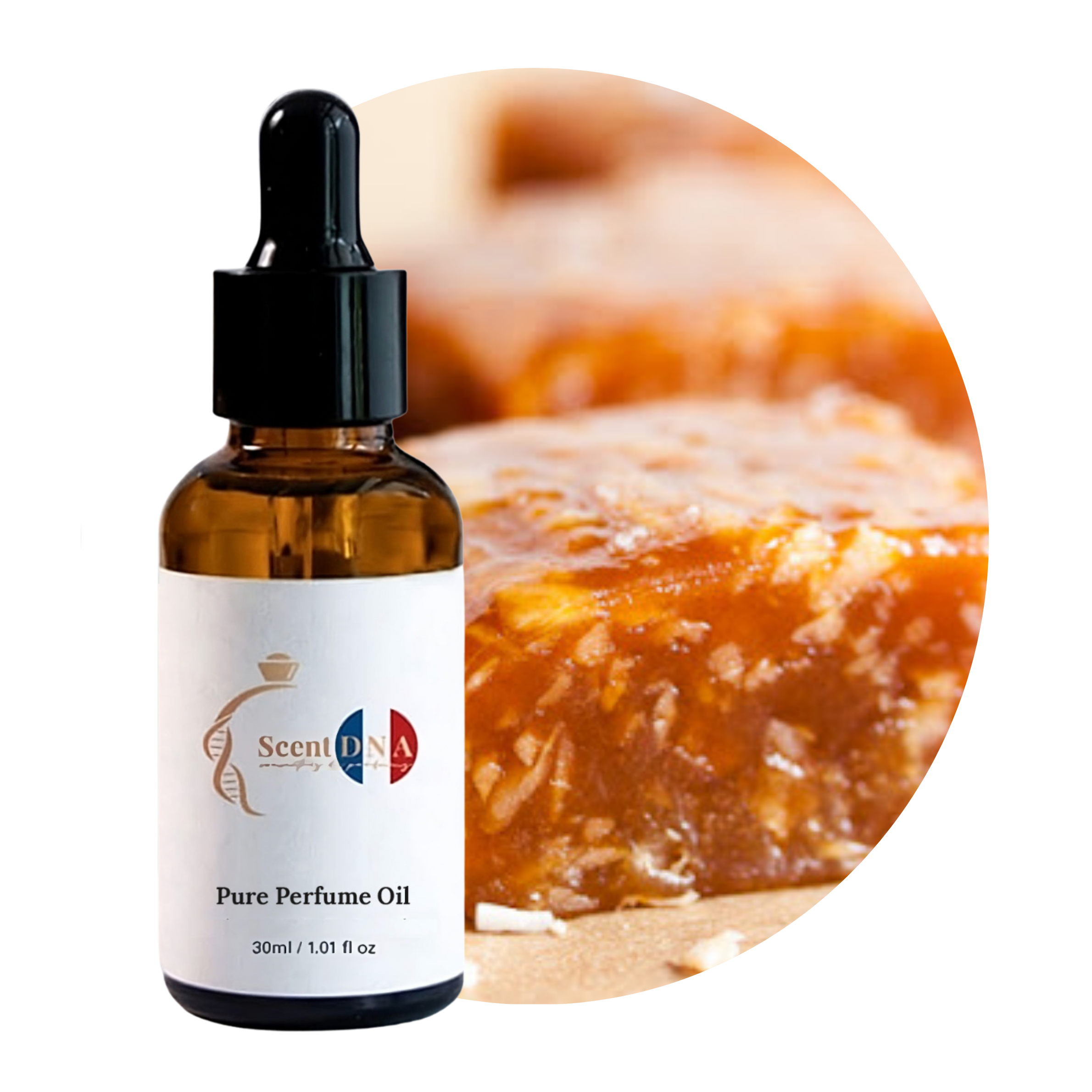 زيت عطر جوز الهند والكراميل