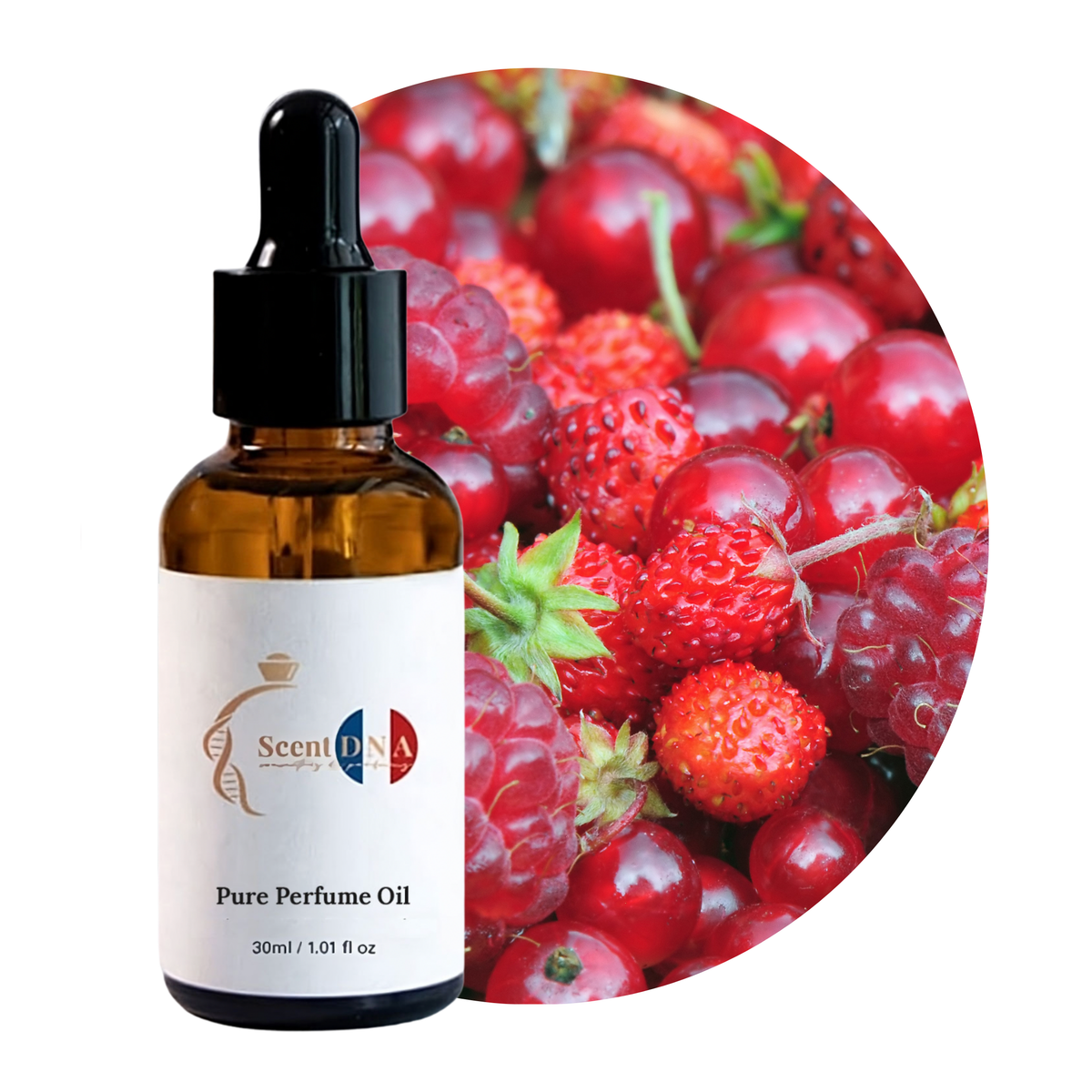 زيت عطر الفواكه الحمراء